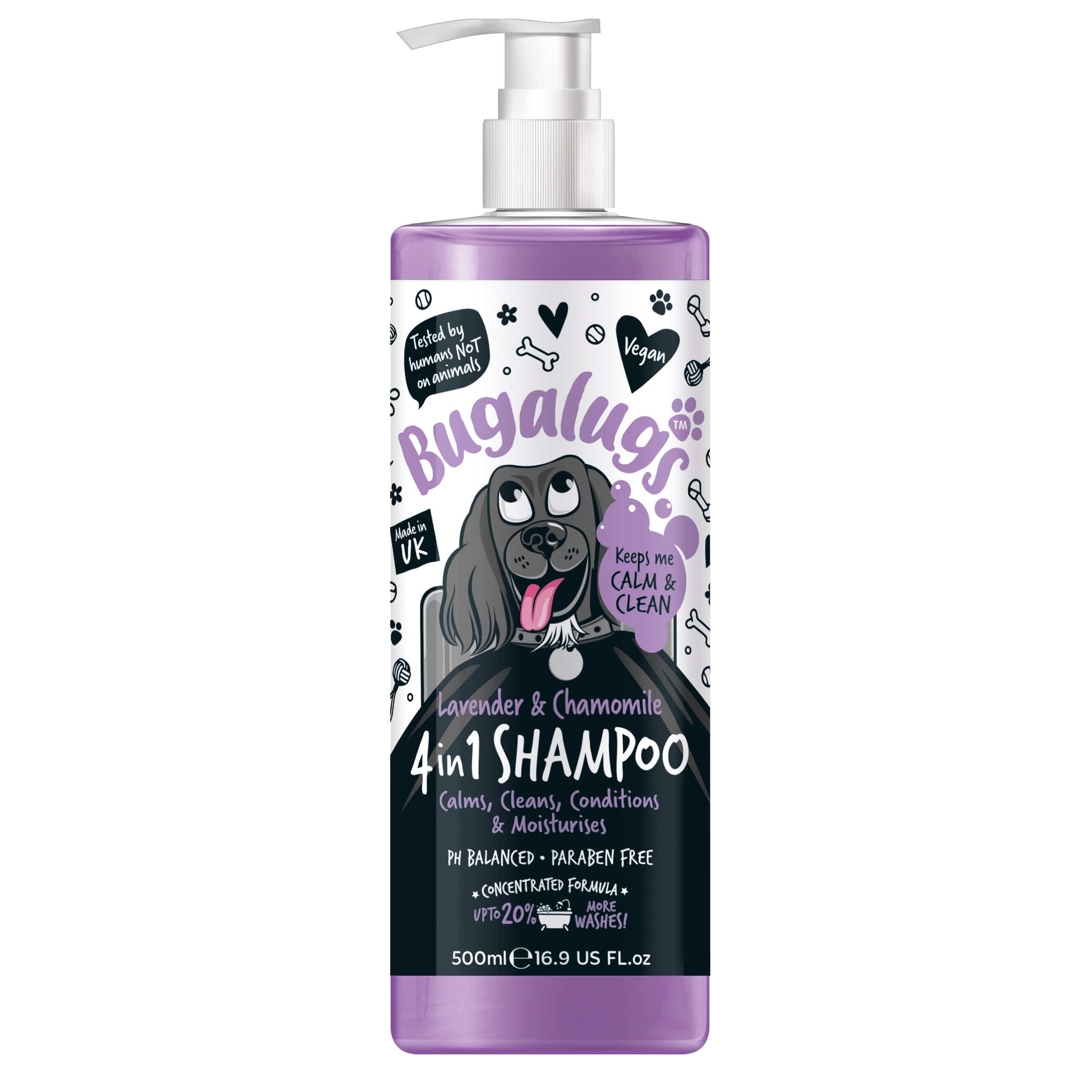 Bugalugs™ 4 in 1 Shampoo Lavender & Chamomile - 500ml