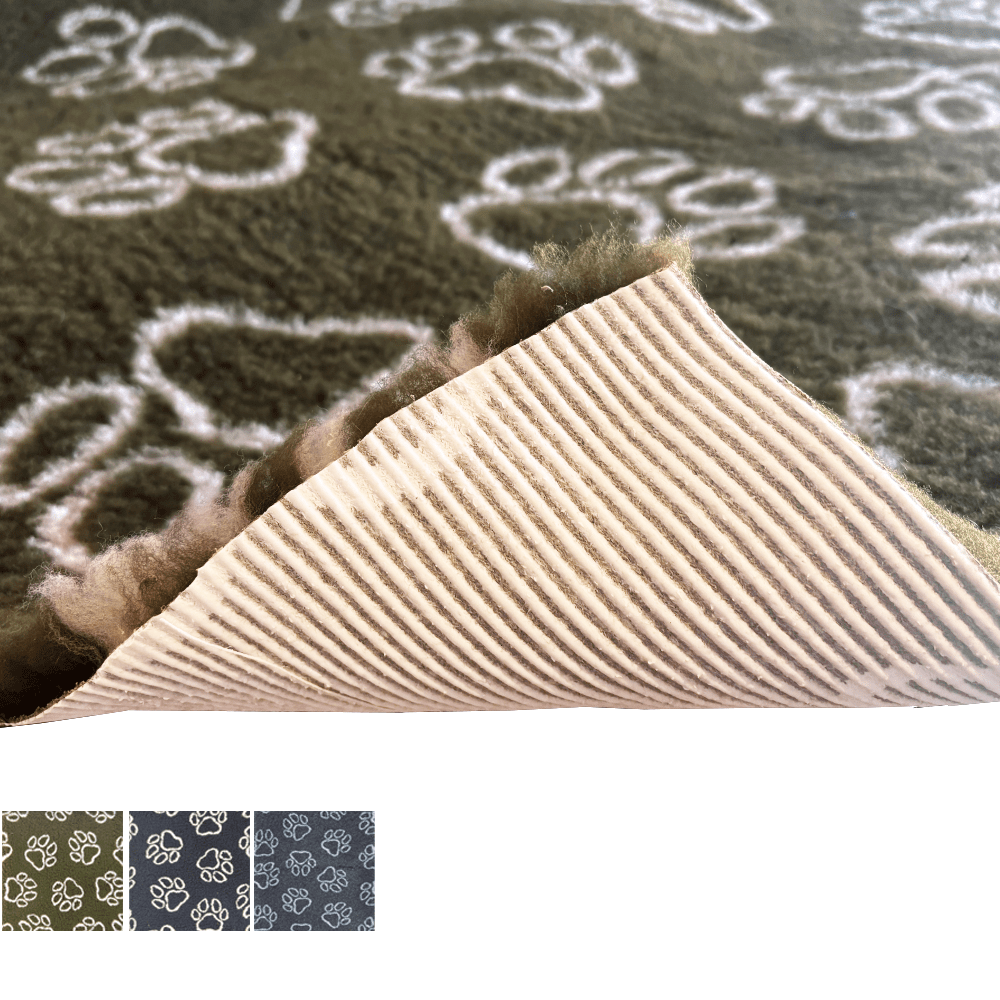 ProFleece non-slip vet bedding with hollow paw