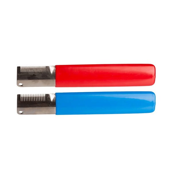 Massive Bee Store Dog Grooming Coat Stripping Knife Stripper Trimmer Tool Wooded Handle Tripping Knives Set Of 6 In Stainless Steel Non Slip Tool For Grooming Dogs (Black - Foto 11