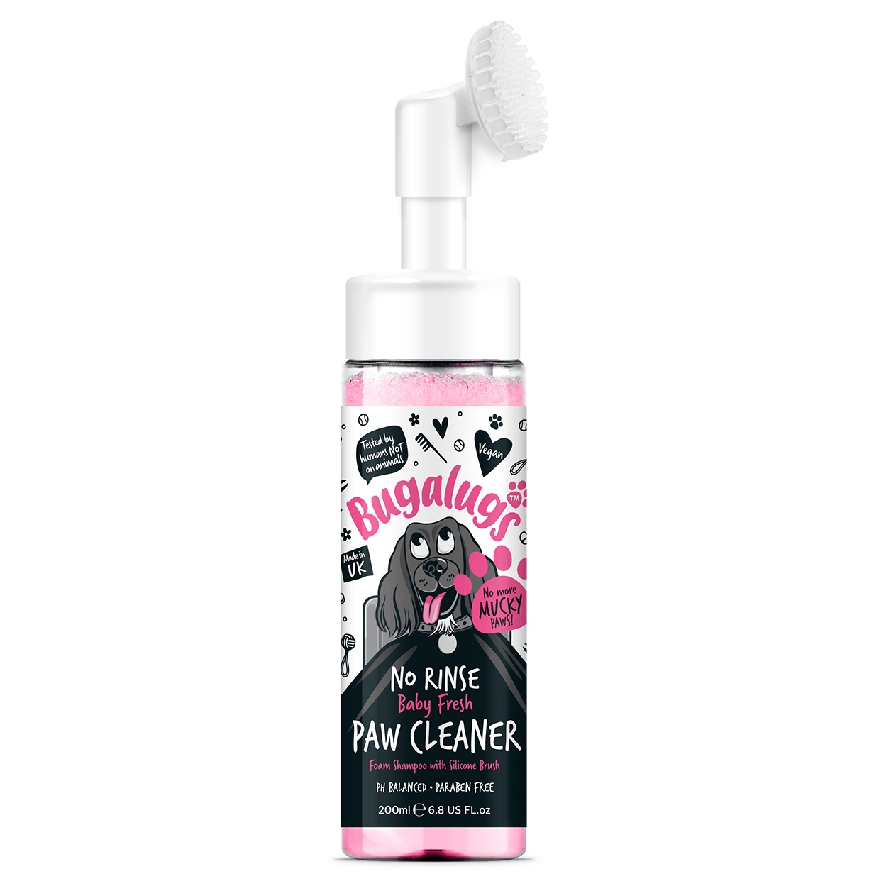 Bugalugs™ No Rinse Paw Cleaner - 200ml