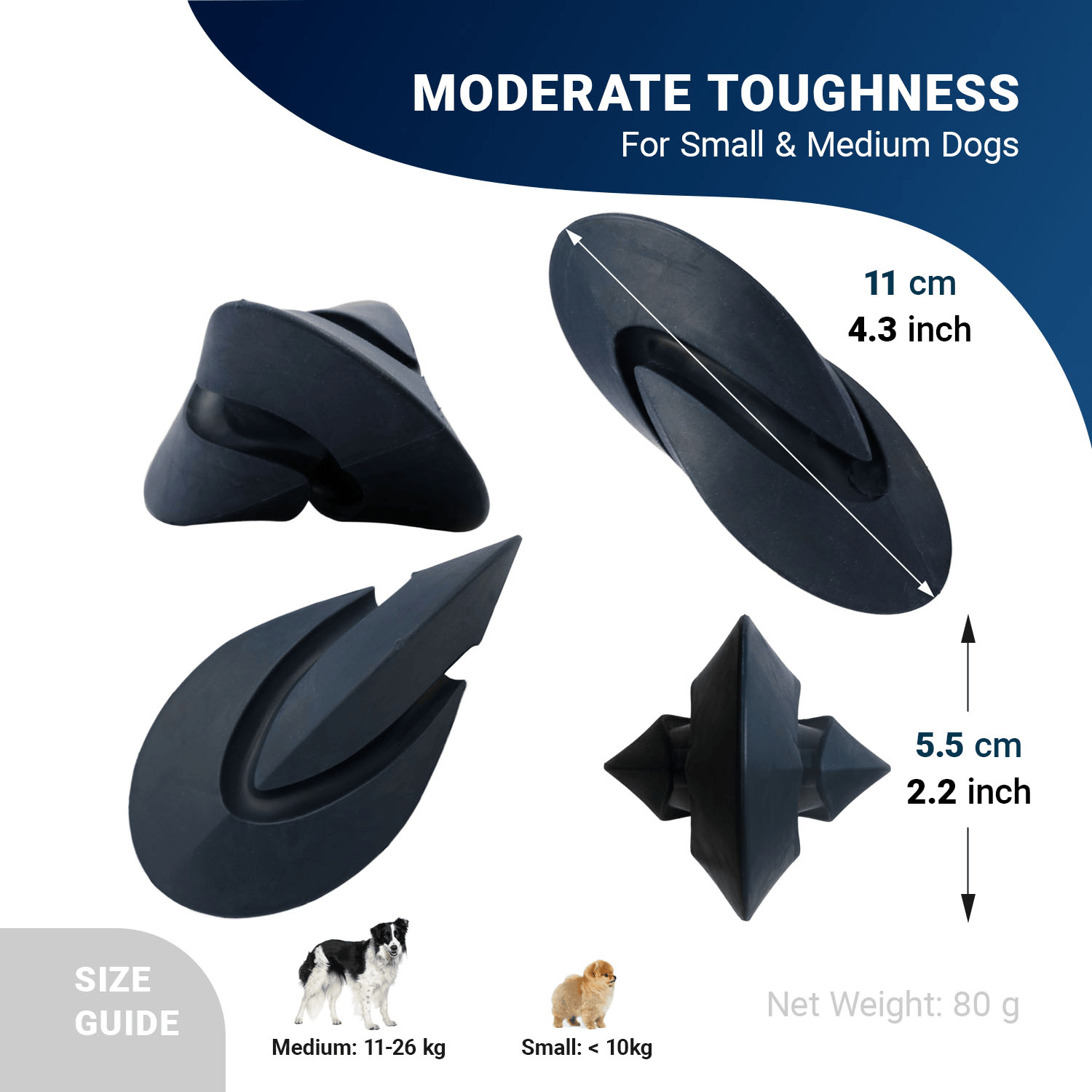 Geo-Duo Navy - Sensory Enrichment Toy