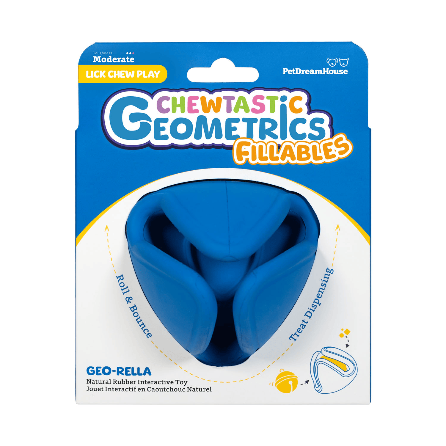 Geo‑Rella Dispenser - Fillable Geometric Toys