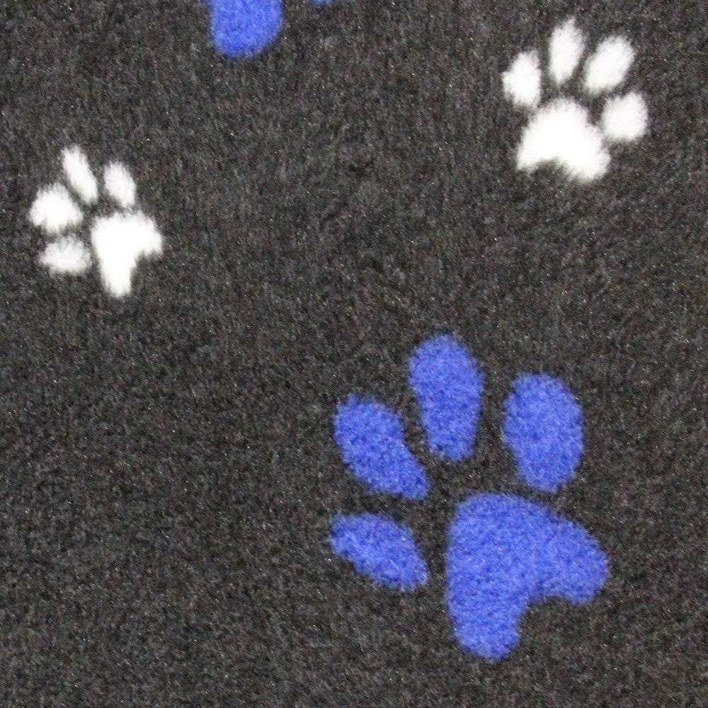 Dreifarbige Hundebettwäsche mit großem Pfotenabdruck von ProFleece