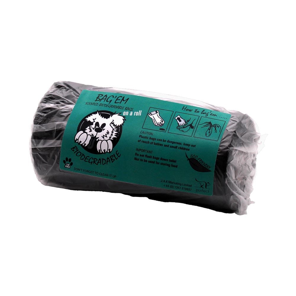 BAG'EM sacchetti biodegradabili per la cacca del cane