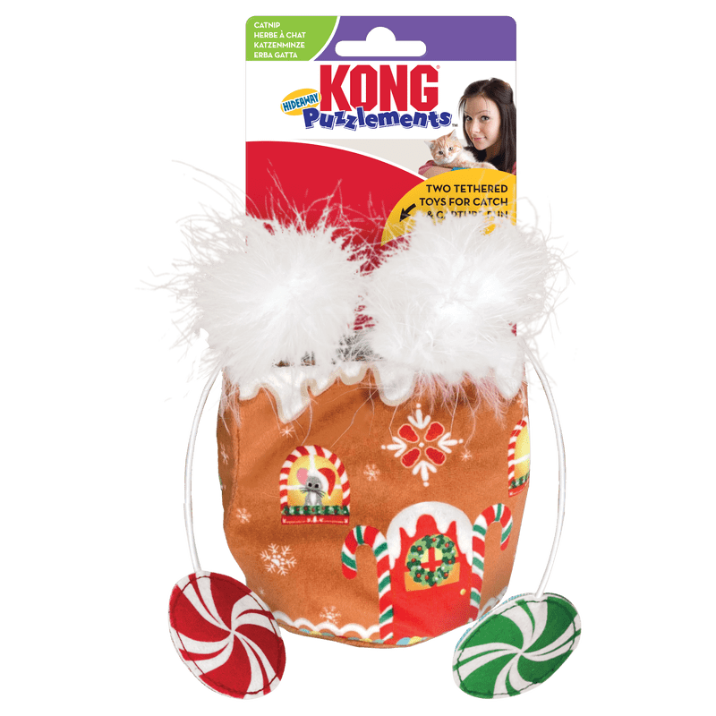 KONG Holiday Puzzlements™ Hideaway Gingerbread