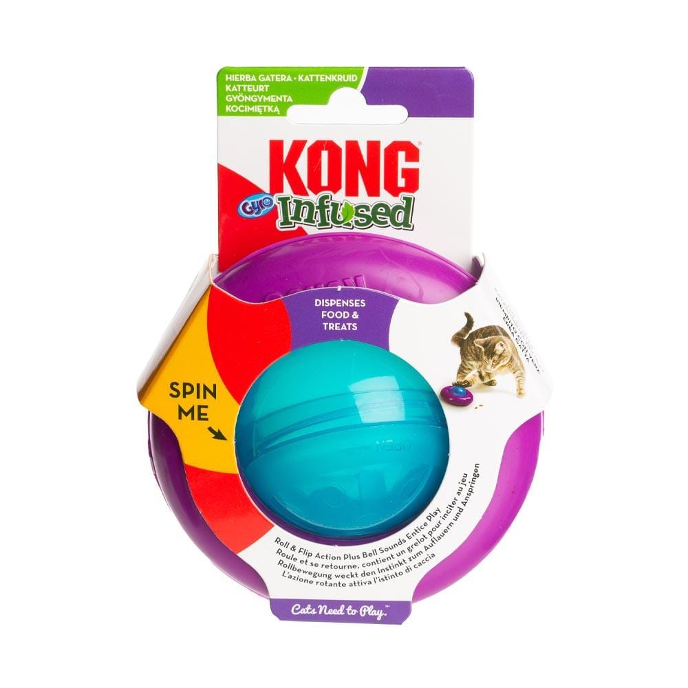 KONG Infused™ Cat Gyro treat dispenser toy