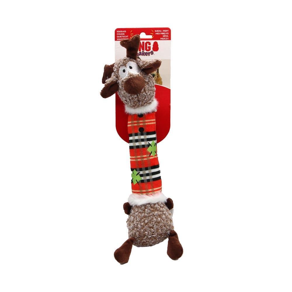 KONG Holiday Shakers Luvs reindeer