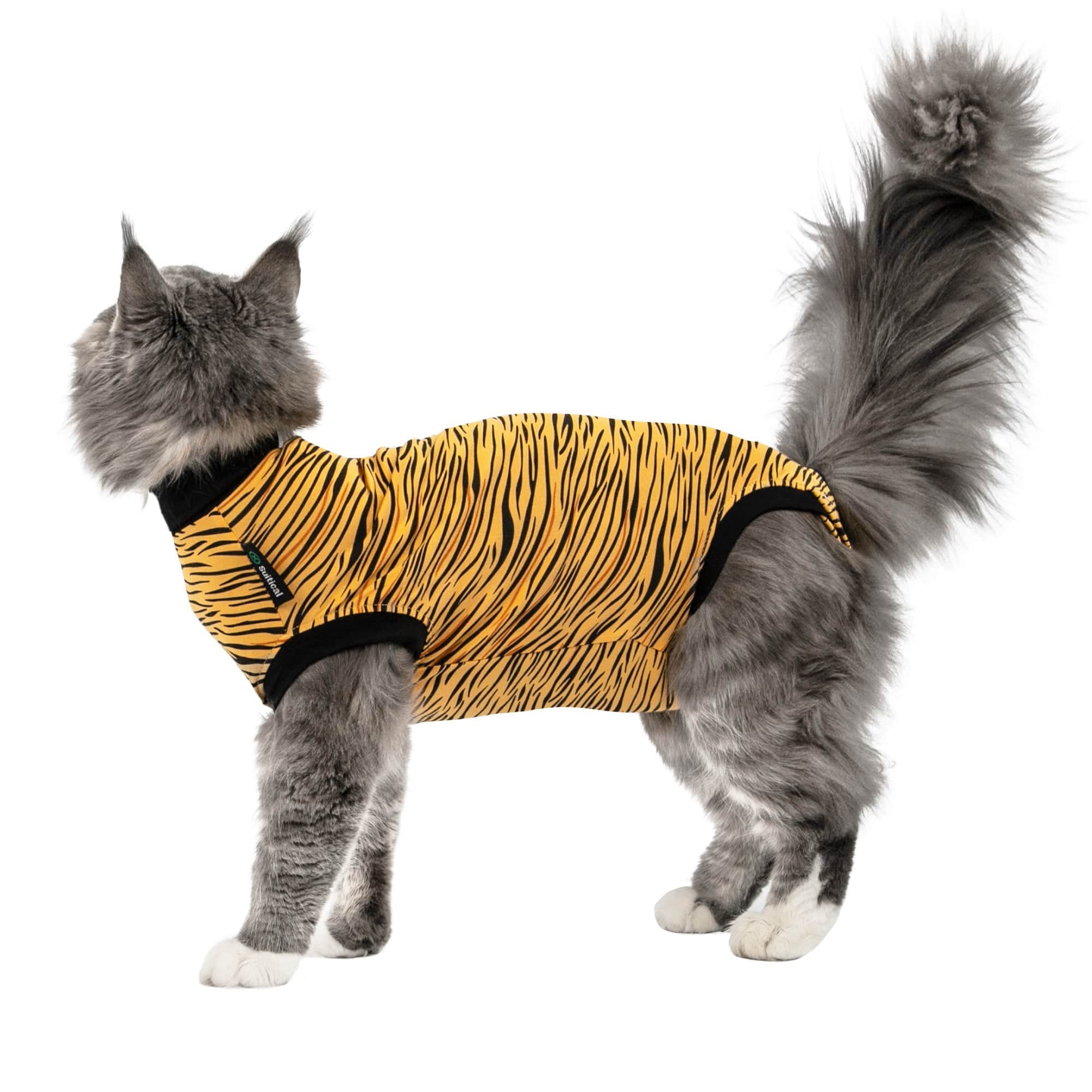 Tiger cat recovery suit by Suitical