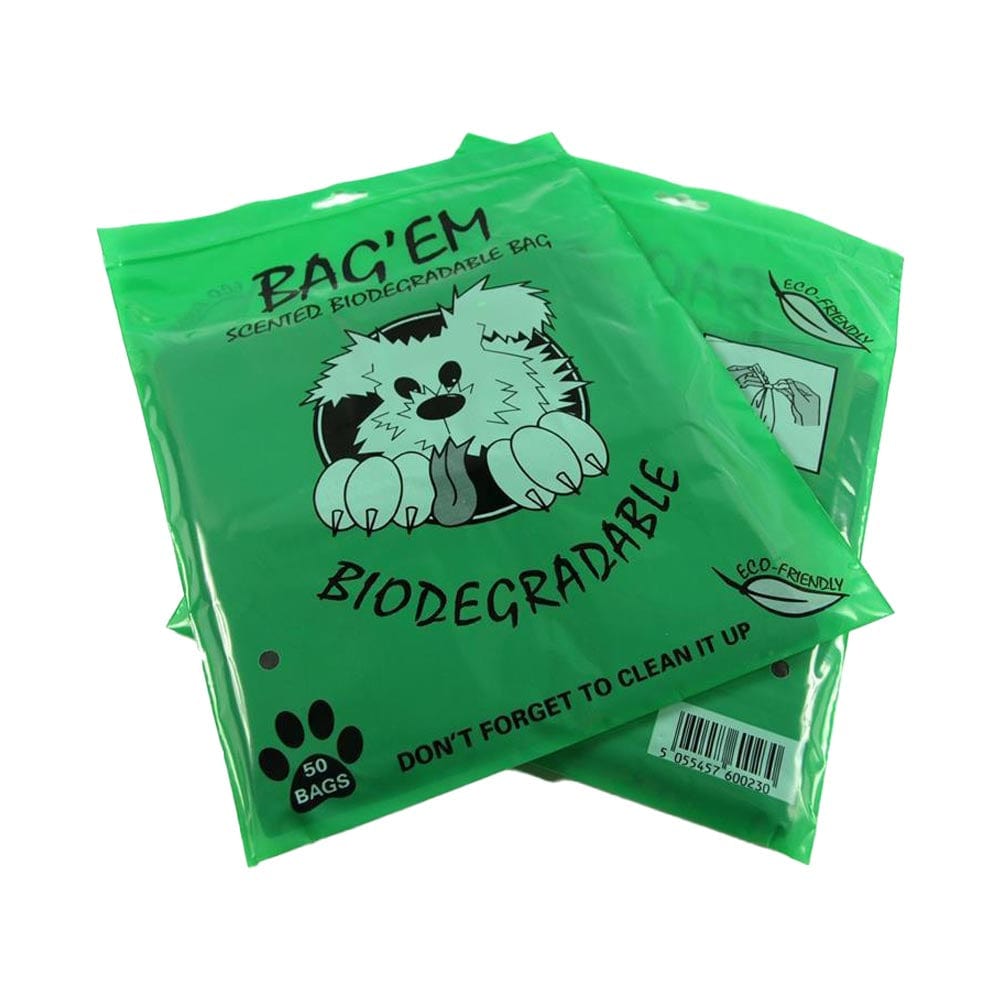 Sacs à crottes biodégradables pour chiens BAG'EM