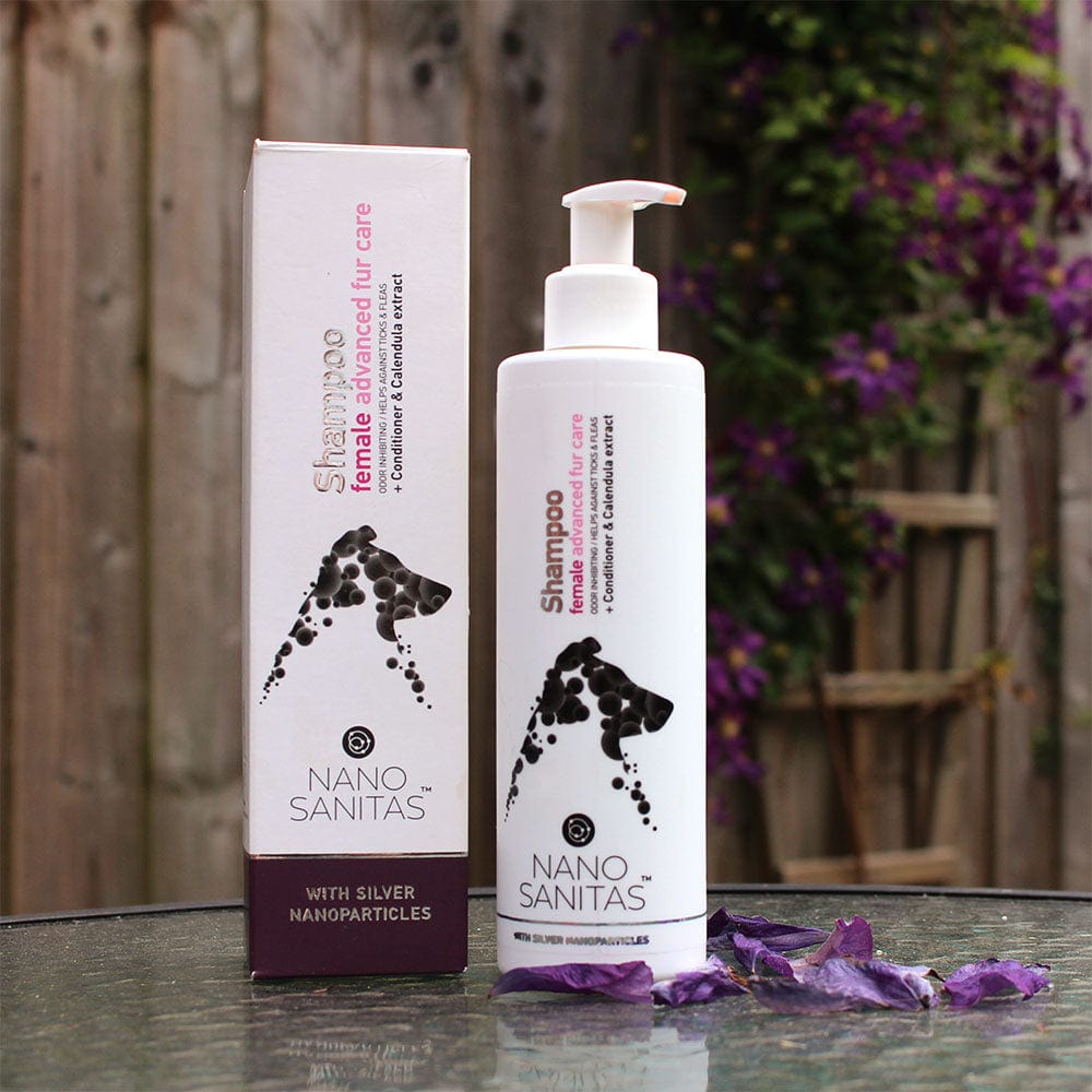 Fur care dog shampoo for female dogs